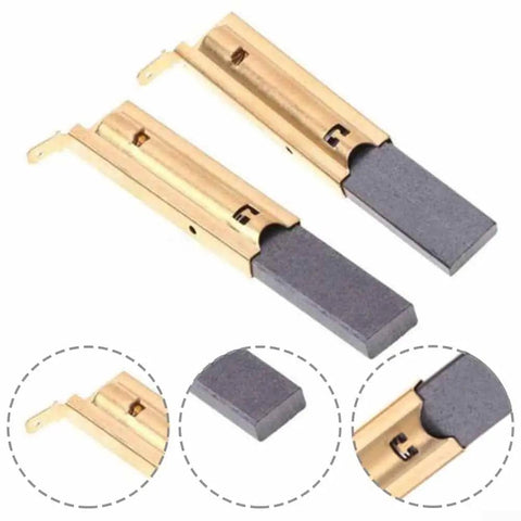 Heavy Duty 2pcs Carbon Brushes For Siemens And Haier Washing Machines L94mf7 Replacement Parts Reliable Motor Performance Durable Copper Core Long Lasting Operation Easy Install Fix Noisy Or Weak Spin Issues