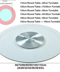 Dimensions for Heavy Duty 43 Inch Lazy Susan Turntable Crafted From Ultra Thick Tempered Glass With Rock Solid Aluminum Base