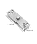 Hidden Door Hinge 360 Degree Heavy Duty Concealed Stainless Steel Pivot For Bookcase Cabinets And Modern Interiors Invisible Design