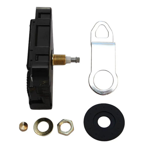 Large Wall Clock Movement Kit with hands and parts for DIY clock making and replacement precision mechanism for 5mm panel clocks.