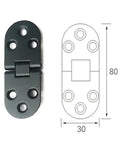 Rotating Concealed Hinges For Doors And Cabinets Stainless Steel And Zinc Alloy Folding Flap Hinge With 180 Degree Opening diagram