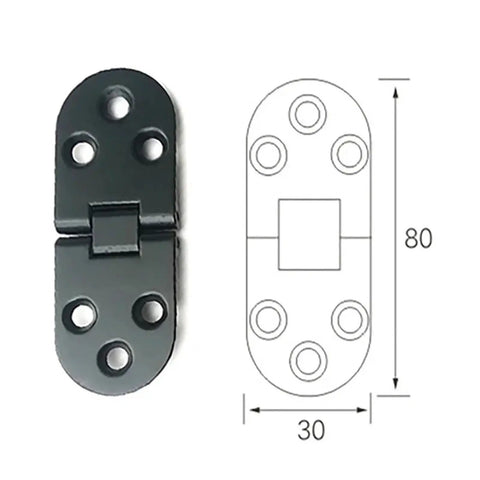 Rotating Concealed Hinges For Doors And Cabinets Stainless Steel And Zinc Alloy Folding Flap Hinge With 180 Degree Opening diagram