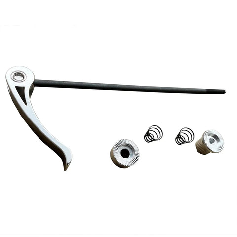 Heavy Duty Quick Release Rear Wheel Skewer For Easy Axle Swaps And Indoor Trainer Compatibility with components, 130mm/135mm fit.