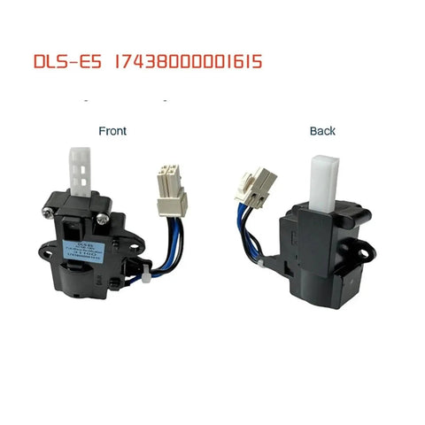 Heavy Duty Front Load Washer Door Lock Switch Assembly 17438000001615 Replacement For Easy Install And Safe Spin Cycles Keeps The Lid Locked During High Speed Wash, front and back views