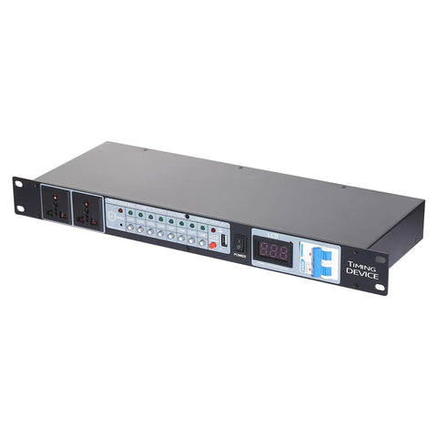 Professional Audio Power Conditioner With Power Sequencer And Voltage Stabilization Ten Dual Access Plugs Smart Breaker Guard Rack Mount Chassis for home theater