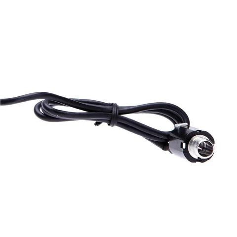 Black cable connector of Four Band Piezo Acoustic Guitar Preamp With Built In Equalizer And Tuner Under Saddle Pickup