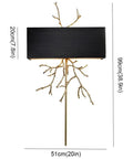 Modern Copper Wall Sconce Featuring Brushed Stainless Steel Shade For Bedrooms Hallways And Living Rooms A Hella Stylish Straight Upgrade That Brings Major Ambiance And Keeps Your Setup Looking Fire. Wall sconce with branch design, 99cm height.