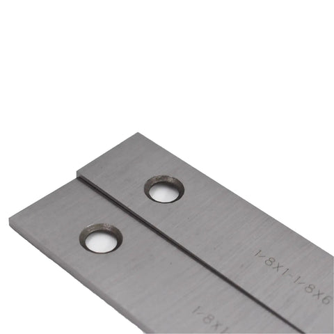 Ten Piece 1/8 X 6 Inch Thin Parallel Bars Set With Heights From 1/2 To 1-5/8 Inch, 52-58 HRC Hardness, 0.0002 Inch Tolerance, Laser Etched SAE Inches, Pro Grade Machinist Must-Have For Precise Alignment And Jig Work