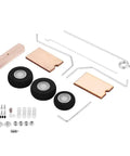 Durable Aircraft Wheel Kit With Lightweight Design And Dope Look For DIY Fixed Wing RC Planes Beginner Friendly Landing Gear