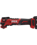 Side view of oscillating multitool from Four Tool Power Pack With Brushless 12V Half Inch Drill Driver, Oscillating Multitool, Area Light, And Bluetooth Speaker For Real DIY Pros. Includes Two 2.0Ah PWR Core 12 Batteries And Standard Charger For Long Lasting Runtime