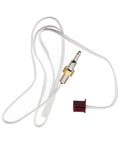 Fix Your Rig Fast With This Reliable Ntc Temperature Sensor And Wire Harness For Breville Bes9Xx Dual Boiler Espresso Machines Straight Steam Boiler Thermistor Swap. Single NTC sensor lead with white wire and brass tip.