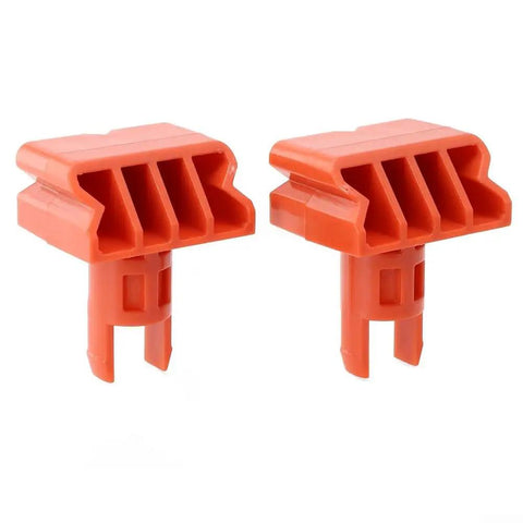 4 Pack Swivel Pegs For Workbench Compatible With Workmate 79 010 4 79 028 79 032 Plastic Replacement Parts For Holding Awkward Shaped Pieces Flexible Hand Tool orange plastic swivel peg set shown front view
