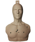 3D Silhouette Targets 21.5 By 14 Inches With Lightweight Face And Torso Design For Shooting Practice And Training, Includes Mounting Tab