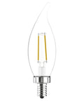 Refresh LED Daylight Bulbs For Energy Saving And Bright Colors 40W Equivalent Clear Decorative Candle Light Bulb