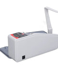 Portable Handheld Money Counter Machine For Fast, Accurate Bill Counting in compact design, side view with digital display