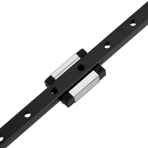250mm Linear Sliding Rail Guide With Carriage Block For 3D Printer And CNC Machines Rock Solid Smooth Stainless Steel Bearings
