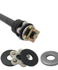 Office Chair Gas Lift Hardware Repair Kit With Clip, Retaining Clip, Rubber Bumper, Washers And Bearing