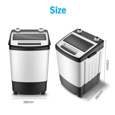 Image of Slick 14 Lb Portable Washer Dryer Combo For Dorms And RV Fits Any Sink with size dimensions 380mm x 570mm.