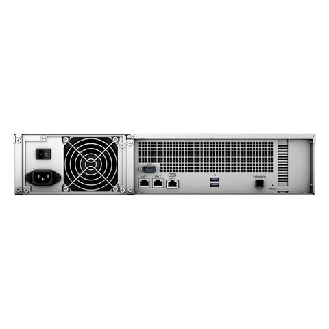 Back view of Killer Business Nas Rack Mount Featuring Beast Mode Amd Ryzen Cpu, 32Gb Ecc Ram, and 10GbE Ports.