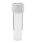 Mouthpiece Adapter For Trumpet And Cornet Silver Plated Quick Connector For Easy Mouthpiece Swaps Durable Fit For Students And Pros Smooth Transitions Without Tone Drop Reliable Brass Instrument Accessory silver-plated knurled adapter