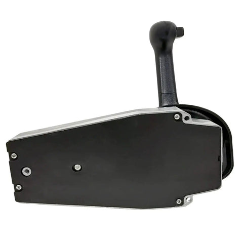 Outboard Remote Control Box With Concealed Side Mount Throttle No Key Switch For Mercury 8M0011213, Black side view