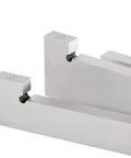 Accusize aluminum precision angle blocks; close-up of two blocks from a 17-piece set.