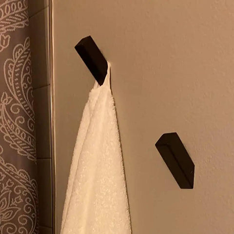 Matte Black Wall Mounted Stainless Steel Towel Hooks 4 Pack Built To Last For Bathroom And Kitchen Durable Coat Robe Hangers