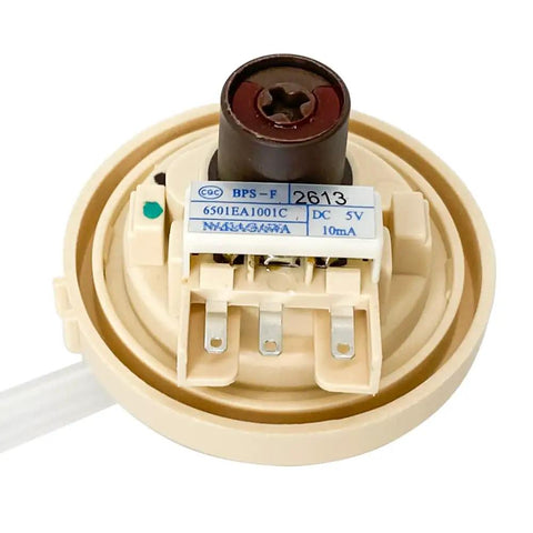 Washer Front Load Water Level Pressure Sensor Switch Assembly Replacement 6501EA1001C 6501EA1001R top view