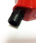 Close-up of air flow regulator on air caulking gun with continuous release for 8-1/2 inch cartridges 50 x 210mm, trigger controlled material flow