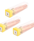 Pro Grade Three Size Cutting Tips Set For Flame Cutting Machines 0.9mm 1.2mm 1.5mm Copper Brass Gas Torch Nozzles For Oxygen Assisted Steel Cutting And Metalworking, three tips in cases