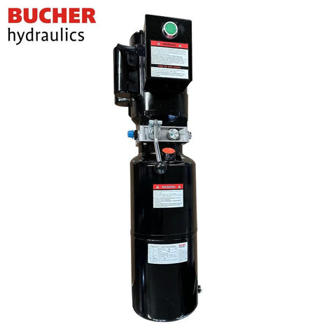 BUCHER hydraulics ME-LM110S hydraulic power unit for 2-post car lift with motor and reservoir