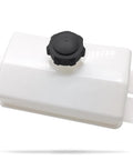 Replacement Lawn Mower Fuel Tank And Fuel Cap Fits Husqvarna Craftsman Poulan Roper Sears Visible in White Plastic