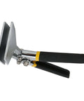 3 Inch Curved Sheet Metal Hand Seamer for bending and flattening, heavy duty all steel construction with double dipped grips