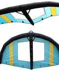 Inflatable Wing Surfing Gear For Windsurfing And Kitesurfing With Window Handheld Surf Wing durable black and blue design