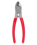 Heavy Duty Manual Cable Cutter For Aluminum And Copper Wires, Ratcheting Insulation Pliers with red handles, Portable Hand Tool