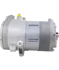 Premium Heavy Duty Electric AC Compressor For BMW i3 i8 X5 F15 12 Volt, steel construction, showcasing smooth design and connectors.