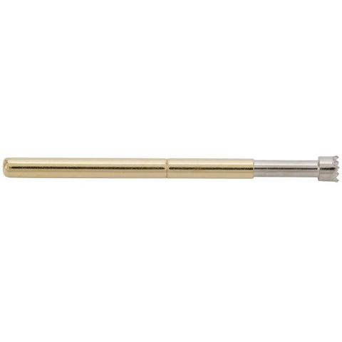 Single probe from 100 Piece Spring Test Probes With Brass Contact Pins 2mm Tips And 9 Claws Built For Electronics Industrial Repair And Computer Machining Durable Precise Versatile Workhorse Probe Set For Serious DIY Projects
