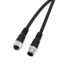 M12 A-Coded 8 Pin Female To 8 Pin Male Shielded Cable For Cognex Sensor Camera Actuator Vision System Industrial Automation