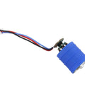 Super Hot Turbofan Fan Motor With 7.4V Brushless DC Engine Chilling Electronics Fast At 80K RPM Metal Duct, blue body, compact design.