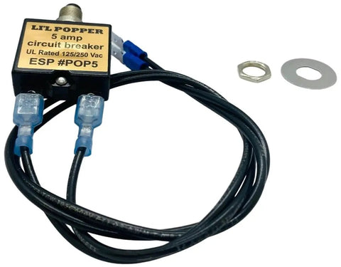 5 Amp Push Button Circuit Breaker For Furnace Control Boards, Your Go To Emergency Fix For Shorted Or Overloaded Circuits