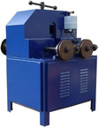 Heavy Duty Electric Pipe Bender With 17 Dies For Stainless Steel Iron And Round Square Tubes Up To Nearly Three Inches, blue design.