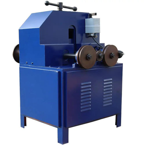 Heavy Duty Electric Pipe Bender With 17 Dies For Stainless Steel Iron And Round Square Tubes Up To Nearly Three Inches, blue design.