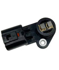 Camshaft Position Sensor Long Type For Hyundai Sonata Santa Fe Tucson Genesis G70 And Kia Optima Sorento Sportage Stinger 2015 To 2021 2 Point 0L And 2 Point 4L Engines OEM Replacement Replaces 24360 2GGB0 24360 2GGA0 black plastic sensor with two-pin connector