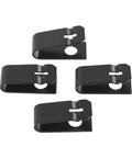 Close-up of clips from Rear Parking Brake Hardware Kit Compatible With Chevy Silverado Suburban Avalanche Express Dodge Ram Ford