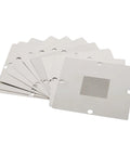 Set of ten stencils for 90Mm BGA Reballing Station Metal Table Clamp Soldering Holder With Ten Stencils For PCB Repair, Chip Rework