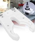 Heavy Duty ISO30 Woodworking Tool Holder Clamp Fork Cradle Fits CNC Machining Center white fork cradle detail