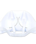 Lightweight Women's Fencing Chest Guard With Adjustable Elastic Straps, X-Small, Breathable Foam, Back View