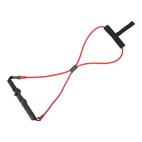 Golf Swing Trainer Resistance Band With Adjustable Ring And 360 Degree Rotating Buckle For Home Practice Latex Strength Training