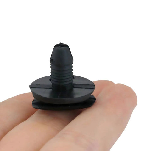20 Piece Engine Compartment Trim Clip Fasteners For Porsche Cayenne 2011 To 2018 Heat Resistant Plastic in hand view