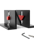 Two Pack Right Angle Spline Jig Set Built Tough For Box Joints And Adjustable Corner Dovetail Jig On Table Saws And Router Tables Strengthen Miter Joints And Add Custom Flair For Picture Frames And Small Boxes Durable Aluminum Black Finish, showing black finish jigs with adjustable clamps and tools.